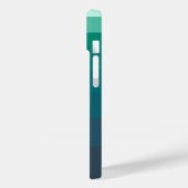 Trendige Farbblöcke Blau - anpassbares Zeichen Case-Mate iPhone Hülle (Rückseite / Links)