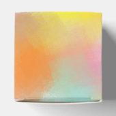 Trendige Farben Abstrakte Kunst, Dichtung und Musi Geschenkschachtel (Oben)