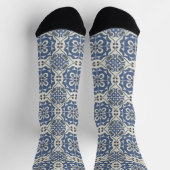 Trendige farbenfrohe Muster Socken (Oben)