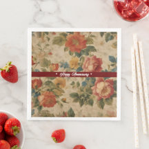 Trendige Florale Wasserfarbe Vintage-Kollektion