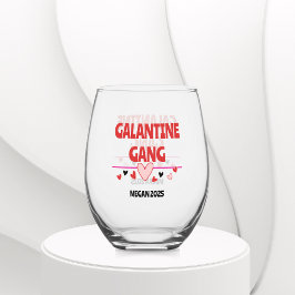 Trendige Galentine's Day Wine Glass Decals for Bes Weinglas Ohne Stiel