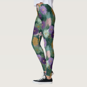 Trendige Gänseblümchen Active Fitness Leggings