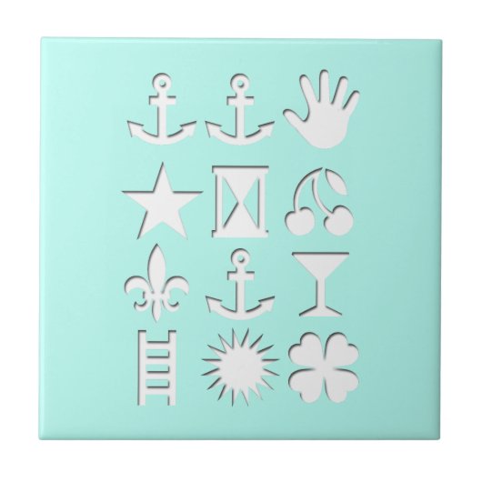 trendige Gestaltung Fliese (Vorderseite)