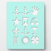 trendige Gestaltung Fotoplatte (Vorderseite)