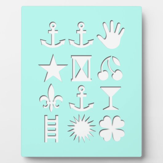 trendige Gestaltung Fotoplatte (Vorderseite)