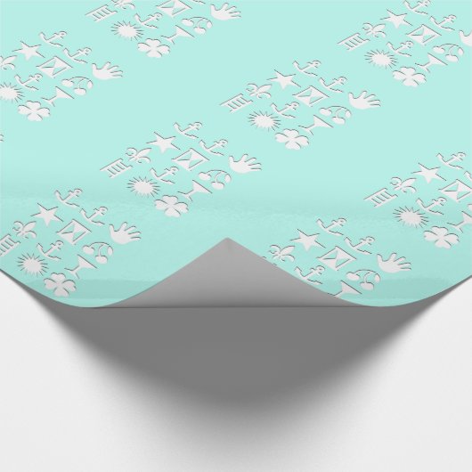 trendige Gestaltung Geschenkpapier (Ecke)