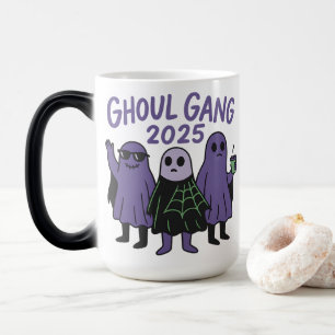 Trendige Ghoul Gang Coffee Squad Halloween 2025 Verwandlungstasse