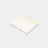 Trendige Gold Glitzer Template Elegant Einfach Post-it Klebezettel (angewinkelt)