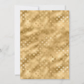 Trendige Gold-Schrift-Abschlussankündigung mit Fot Einladung (Rückseite)