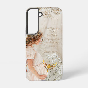 Trendige göttliche werdende Mutter Spitze floral T Samsung Galaxy Hülle