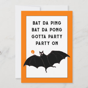 Trendige Halloween-Party-Einladungen Einladung
