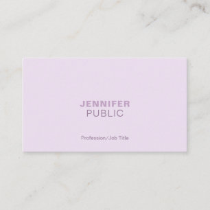 Trendige harmonische Farben professionell elegant  Visitenkarte