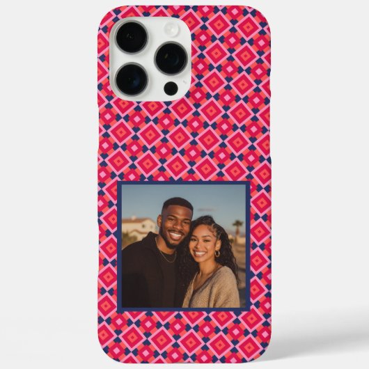 Trendige Hochzeitsgeschenke Schachbrett Quadrat  Case-Mate iPhone Hülle (Rückseite)