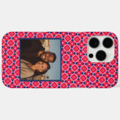 Trendige Hochzeitsgeschenke Schachbrett Quadrat  Case-Mate iPhone Hülle (Rückseite (Horizontal))