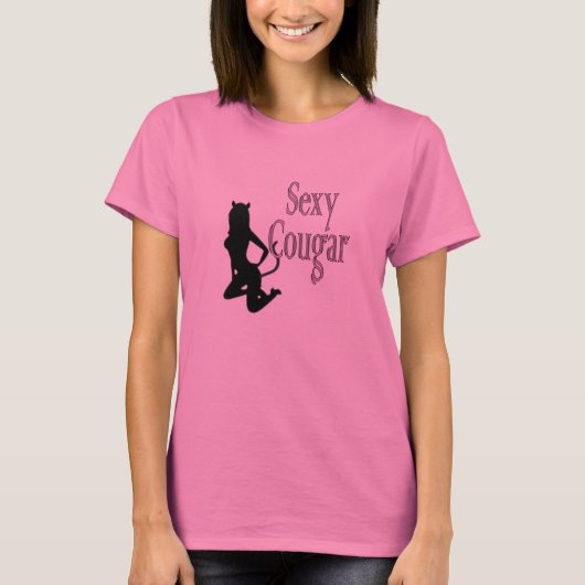 trendige Hot Silhouette T-Shirt (Vorderseite)