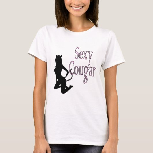trendige Hot Silhouette T-Shirt (Vorderseite)