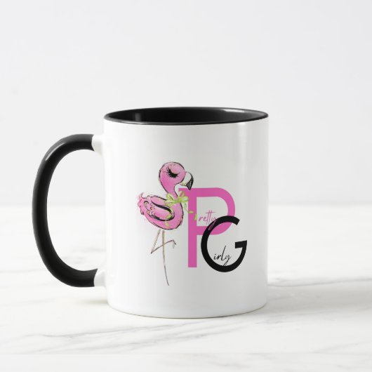 Trendige Hübsche Girly Fashion Dekoration Geschenk Tasse (Links)
