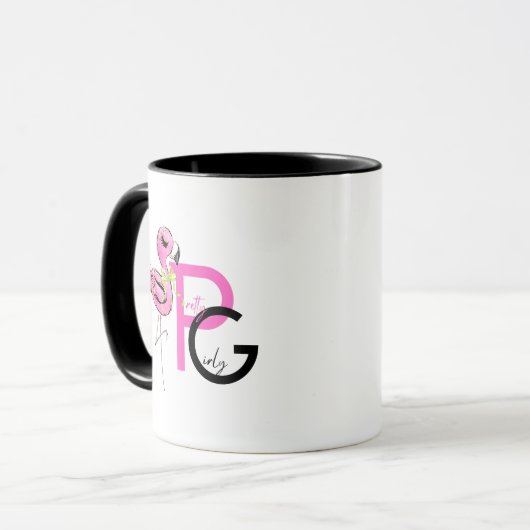 Trendige Hübsche Girly Fashion Dekoration Geschenk Tasse (Vorderseite Links)