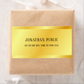 Trendige Imitate Gold Elegante Moderne Vorlage (Insitu)