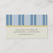 Trendige, individuell gestaltete MOMY Calling Card Telefonnummerkarte (Rückseite)