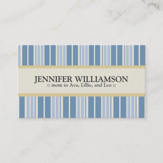 Trendige, individuell gestaltete MOMY Calling Card Telefonnummerkarte (Vorderseite)