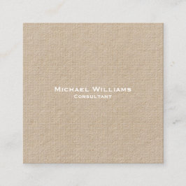 Trendige Karo Moderne Minimalistische Berufliche K Quadratische Visitenkarte