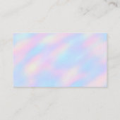 Trendige Konditorei Koch Bäckerei Business Cards Visitenkarte (Rückseite)