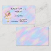 Trendige Konditorei Koch Bäckerei Business Cards Visitenkarte (Vorne/Hinten)