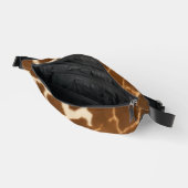 Trendige Kuh Imitate Leather Elegante Collection Bauchtasche (Offen)