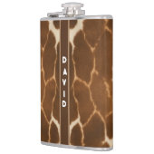 Trendige Kuh Imitate Leather Elegante Collection Flachmann (Links)