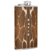 Trendige Kuh Imitate Leather Elegante Collection Flachmann (Rechts)