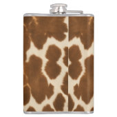 Trendige Kuh Imitate Leather Elegante Collection Flachmann (Rückseite)