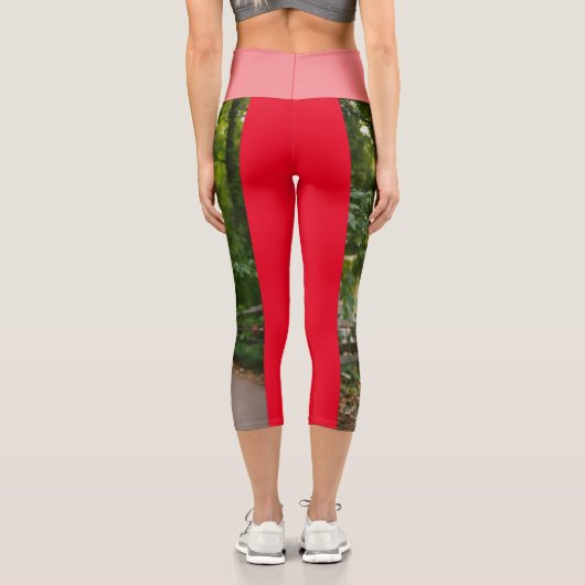 Trendige lange T - Shirt: Das perfekte Spiel für H Capri Leggings (Rückseite)