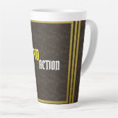 Trendige Latte Tasse Designs Personalisiert und st (Rechte Ecke)