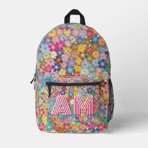 Trendige, lebendige Blumen-Rucksack mit individuel Bedruckter Rucksack