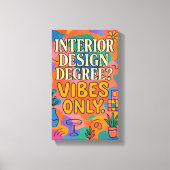 Trendige Leinwand für kreative Räume (Vorderseite)