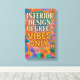 Trendige Leinwand für kreative Räume