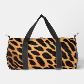Trendige Leopard Cat Animal Print Collection Duffle Bag (Vorderseite)