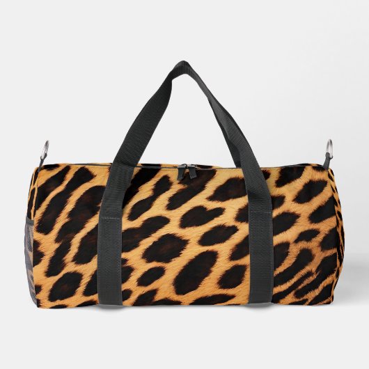 Trendige Leopard Cat Animal Print Collection Duffle Bag (Rückseite)
