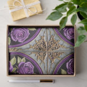 Trendige Lila Rose Schöne Sammlung Seidenpapier (Geschenk)