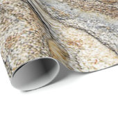 Trendige Marmor Granit Stein Textur Geschenkpapier (Rolleneckpunkt)