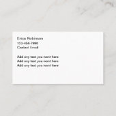 Trendige Massage Beauty Wellness-Center Business C Visitenkarte (Rückseite)