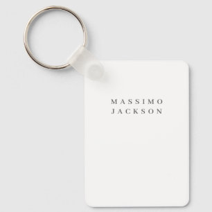 Trendige minimalistische elegante professionelle S Schlüsselanhänger