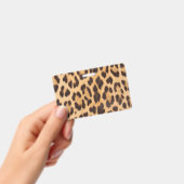 trendige Mode mädchenhaft schicke Wildleopardprint Ausweis (Handheld)