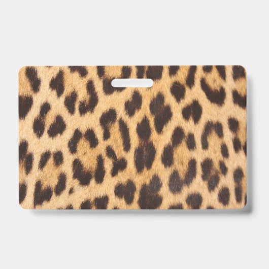 trendige Mode mädchenhaft schicke Wildleopardprint Ausweis (Vorderseite)