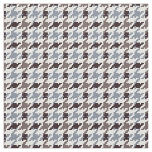 Trendige Mode neutrales Houndstooth Karomuster Stoff (Muster)