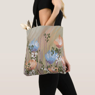 Trendige moderne abstrakte Blumendesign Tasche