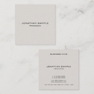 Trendige moderne Vorlage Elegant professionell Quadratische Visitenkarte