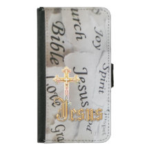Trendige monochrome Bibel-Pastell-Kreuz Jesus