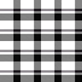 Trendige monochrome karierte Decke mit individuell